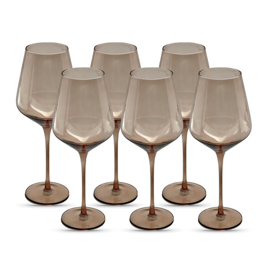 Smokey Sand Wine Glass