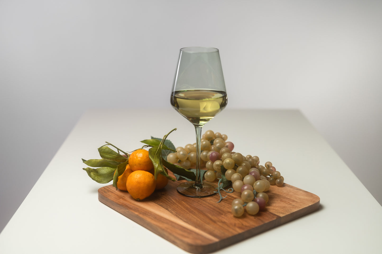 Light Blue Sea Wine Glass