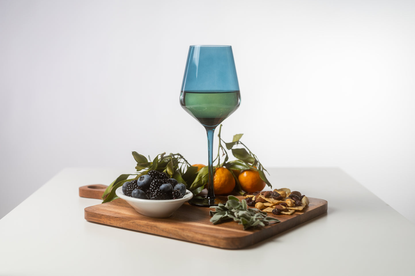 Midnight Blue Wine Glass