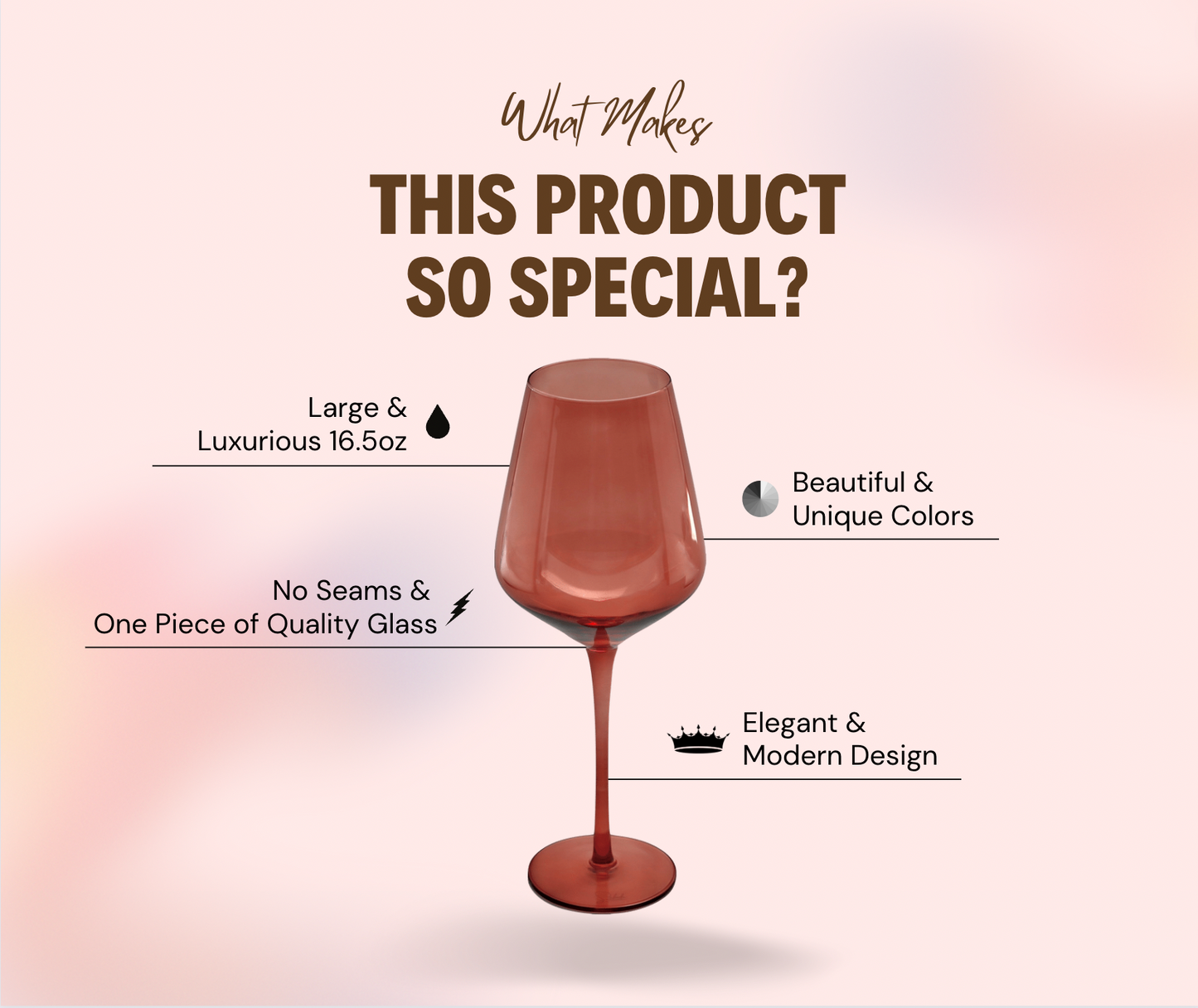 Smokey Sand Wine Glass