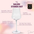 Stem Colored Wine Glass