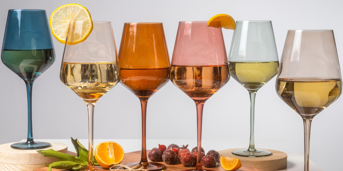 Colored Wine Glasses – Handblown, Vibrant, Artisan